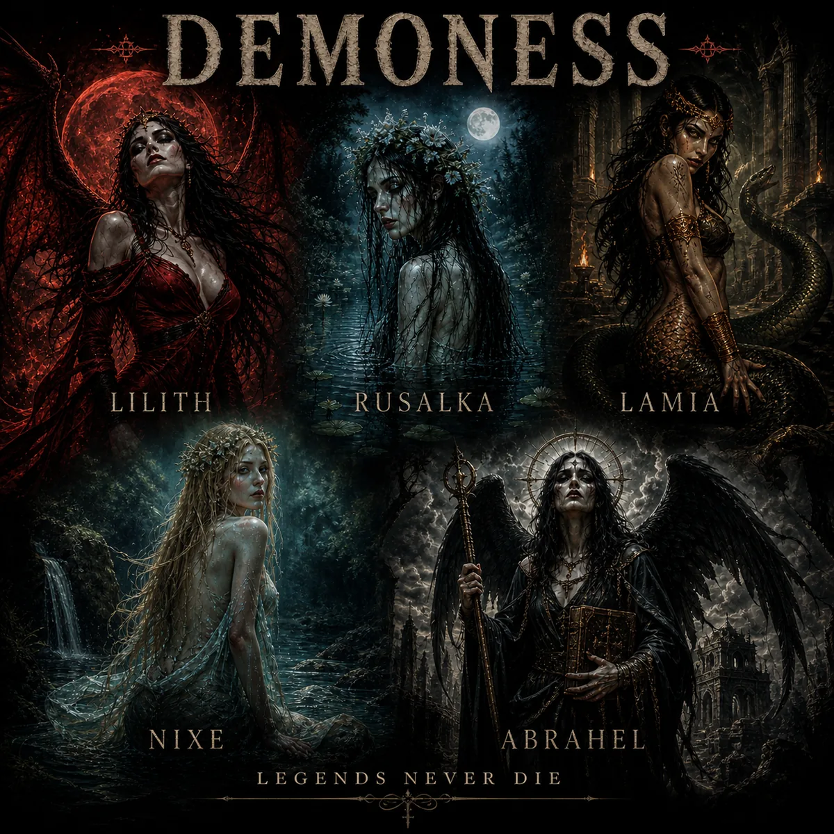 Demoness Project I composite artwork