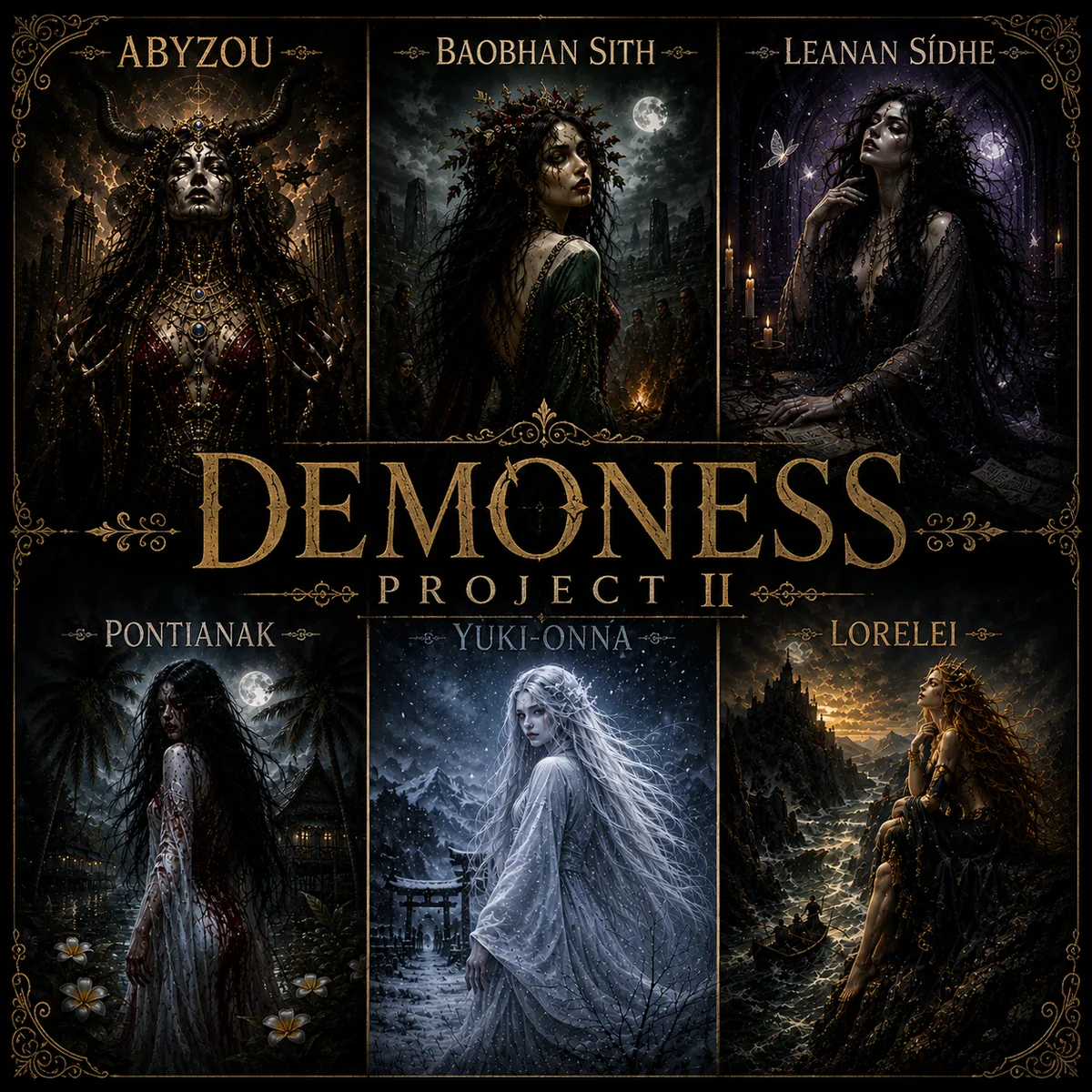 Demoness Project II composite artwork